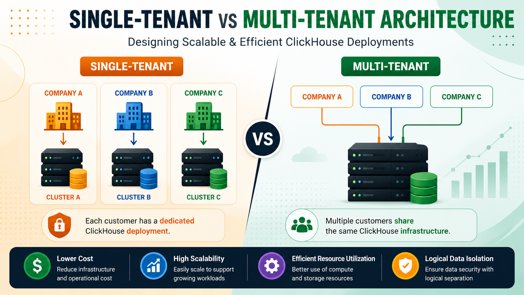 Designing Multi-Tenant Architectures with ClickHouse®