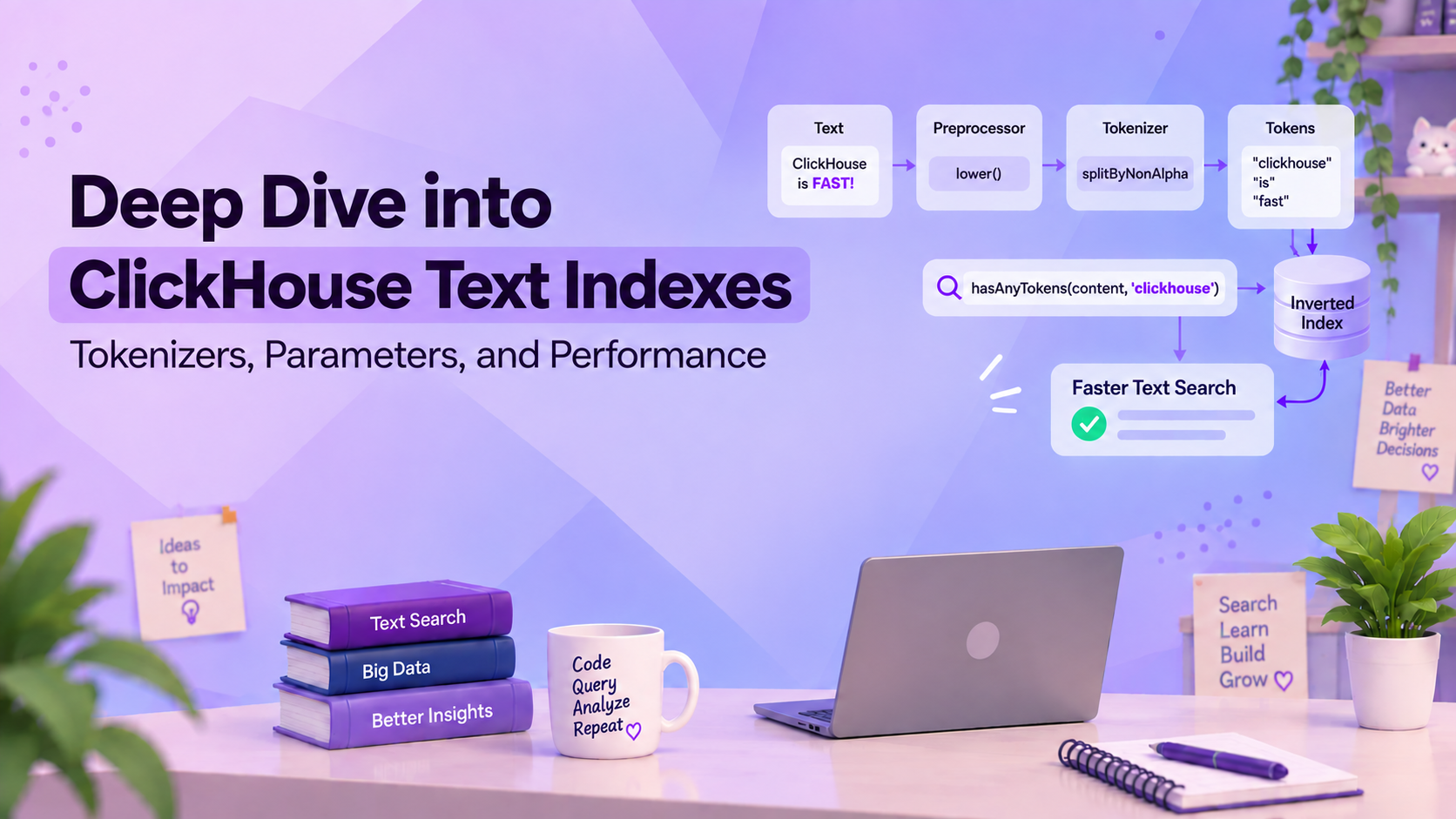 Deep Dive into ClickHouse® Text Indexes: Tokenizers, Parameters, and Performance